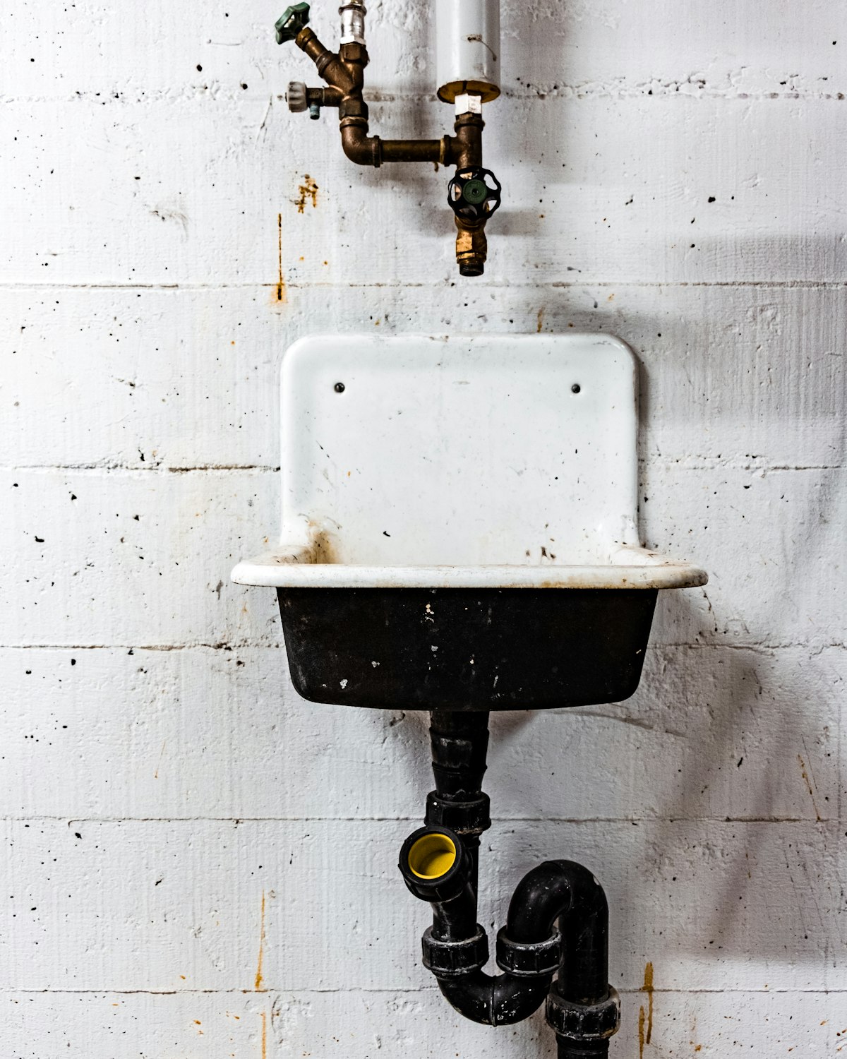 Basin pipework replacement before